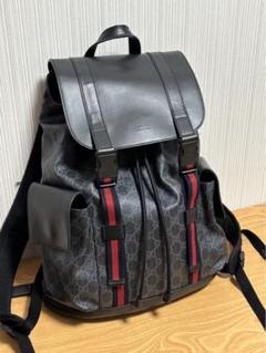 GUCCI グッチ バックパック・リュック - 4500424O0052 ジャンボ GG ラージ バックパックブラック レザー | GUCCI公式