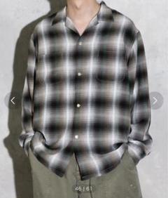 【新品未使用】kinema オンブレチェック パジャマ パンツ Mサイズ kinema】オンブレ チェックパンツ ombre check pajamas pants