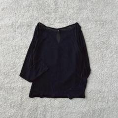 シアーカットソー トップス 長袖Tシャツ 日本製 ボートネック カジュアル 無地