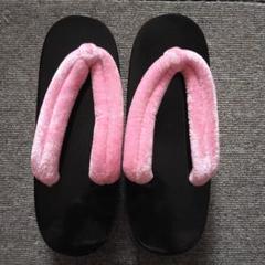 子供用 キッズ　桐下駄　女の子 浴衣用 草履　23cm