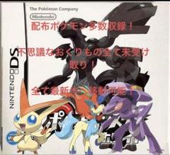 ポケットモンスターホワイト　九州JRコンプリート付き　自己産配布 ポケットモンスターホワイト九州JRコンプリート付き自己産配布