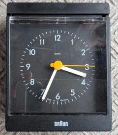 【ブラウン】ドイツ製 BRAUN 超小型目覚まし 角型 ブラック 未使用箱入り ブラウン】ドイツ製 BRAUN 超小型目覚まし 角型 ブラック 未使用
