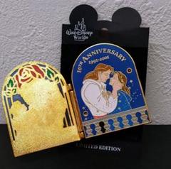 ★レア！レトロ★2001年★WDW★美女と野獣★10周年★ベル＆ビーストピン★