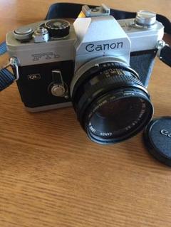 Canon FTb 50mm純正レンズ、取説付き(ケース無)