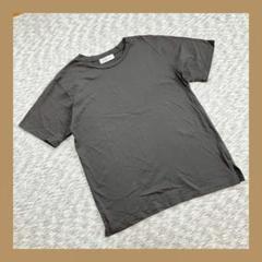 INED◆ イネド（９）半袖Tシャツ　グレー　無地　薄手　シンプル　着回し