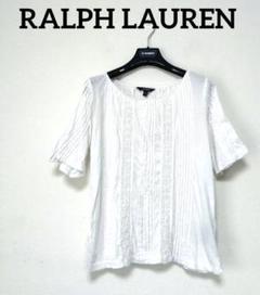 LAUREN RALPH LAUREN ラルフローレン ピンタックカットソー