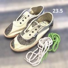 LadyLuckLuca 　コットン　スニーカー　23.5 テキスタイルアートのサムネイル