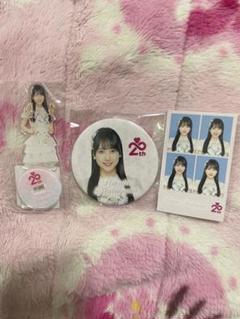 下尾みう　サイン入りタペストリー　48の日スクラッチ AKB48 倉野尾成美 サイン入りタペストリー 48の日 記念