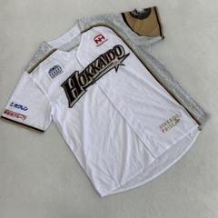 北海道日本ハムファイターズ ユニフォーム シャツ 白 グレー 野球 半袖