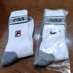 FILA NIKE ソックスセット ホワイト/グレーのサムネイル
