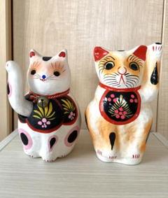 招き猫 張子 大きめ 高崎張子 招き猫2体セット お得 - メルカリ