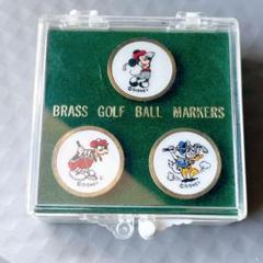 ディズニー BRASS GOLF BALL MARKERS ゴルフマーカー