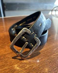 【VINTAGE WORKS】美品 DH1738 ベルト 31/79 フランネル Vintage Works ヴィンテージワークス カッティングダイ|銀メッキ