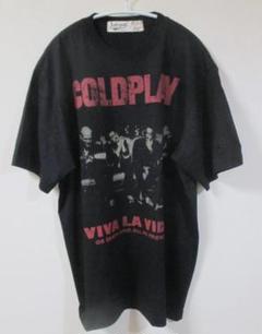 COLDPLAY コールドプレイ　古着 ブラック　ヴィンテージ　DELTA製 COLDPLAY コールドプレイ 古着 ブラック ヴィンテージ DELTA製