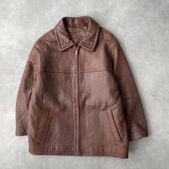 11637 LONDON FOG レザージャケット 羊革 茶色