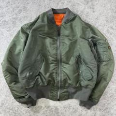 【新品、未使用】【新品タグ付き】【Lサイズ】【定番カーキ】　MA-1　アルファ f50984d298f41c196acb6c0547a79b