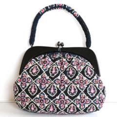 ビーズ刺繍 クラシックハンドバッグ ヴィンテージ ビーズバッグ 総ビーズ レトロ
