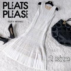 極美品 PLEATS PLEASE イッセイミヤケ ハイネック ロングワンピース ...