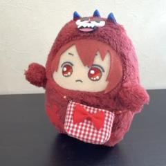 アイナナ モンぬいポシェット ギンガムチェック柄リボン付きポシェット 赤 陸くん