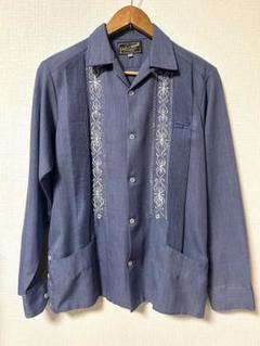 Estrella Standard刺繍入り長袖キューバシャツ sサイズ Estrella Standard刺繍入り長袖キューバシャツ sサイズ - メルカリ