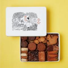 【新品未開封】アマゾンカカオ　クッキー缶&ポップコーン アマゾンカカオのクッキーとショコラがセットになったクッキー缶