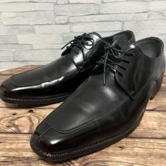 【27.5cm】I.B.S ビジネスシューズ 合成皮革 スクエアトゥ 黒 革靴
