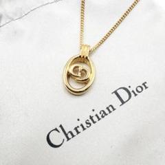 極美品✨ Dior ネックレス CD ロゴ ラインストーン 希少 刻印