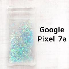 Google Pixel7a カバー 水色 キラキラ 星 動くのサムネイル