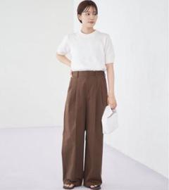 Plage 5G CO 半袖ニット　ホワイト Plage 5G CO 半袖ニット ホワイト - メルカリ