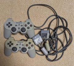 ★☆ソニー PlayStation プレステ コントローラー2台 ☆★ ジャンク