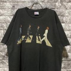 希少 BEATLES Tシャツ USA製 XL ビートルズ フェード