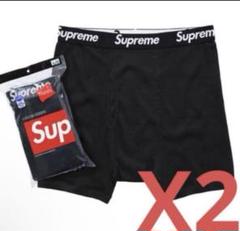 新品 未使用 未開封 Supreme ボクサーパンツ M 黒 4枚 パンツ