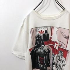 adidas × STAR WARS コラボ トレフォイル 刺繍 Tシャツ