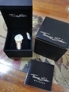 Thomas Sabo WA0247 ブラックメッシュ クロノグラフ腕時計 Thomas Sabo WA0247 ブラックメッシュ クロノグラフ腕時計