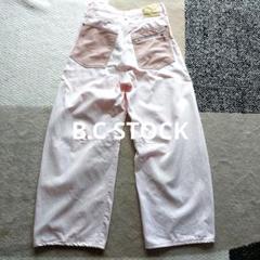 B.C STOCK DU JOUR ピンク デニム ワイドパンツ カーブパンツ