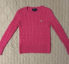 Polo Ralph Lauren ピンクセーター M (8-10)