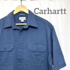 Carhartt カーハート ネイビー 半袖 ワークシャツ XL