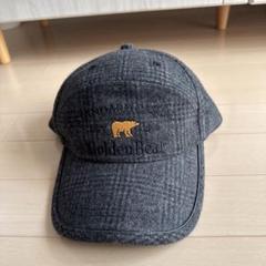 【美品】Golden Bear チェック柄キャップ 59-61cm