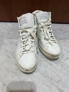 RUCOLINE ホワイト ハイカットスニーカー