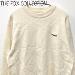 【THE FOX COLLECTION】ジャガードスウェットライクニット　M