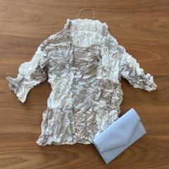 NOKO OHNO ノコオーノ ブラウス カットソー プリーツ加工 シワ