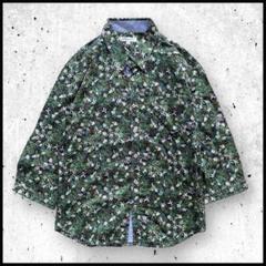 ギャルソンウェーブ Garçon Wave 小花柄シャツ 総柄シャツ デニム