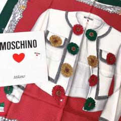 MOSCHINO ジャケット柄 シルク 大判スカーフ MOSCHINO ジャケット柄 シルク 大判スカーフ - メルカリ