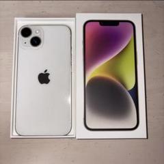 Apple iPhone 14 128GB ホワイト 本体 箱・充電ケーブル付き