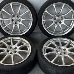 バリ溝。WORK ESPERIO DESIGN 17×7JJ+50 100-5穴 - メルカリ