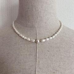 本真珠　パールネックレス　バロックパール