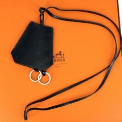 Tuui❗新品未使用❗憧れ❗エルメスネックストラップ革製 HERMES - □新同□ エルメス ルーペ 虫眼鏡 ネック ストラップ