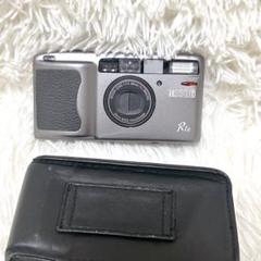 【完動品 極美品】RICOH R1s グレー フィルムカメラ 動作確認済 中古】RICOH リコー R1s シルバー コンパクトフィルムカメラ
