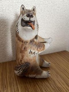 み*こ様 かとうゆみ　陶器　オオカミ かとうゆみ 陶器 オオカミ - メルカリ