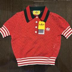 新品タグ付GUCCI グッチ服 adidasアディダスコラボポロニット 新品タグ付GUCCI グッチ服 adidasアディダスコラボポロニット